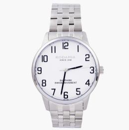 RELOJ DE CABALLERO RODAINA EN ACERO. CUARZO