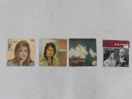 LOTE DE 4 DISCOS DE VINILO 45 RPM