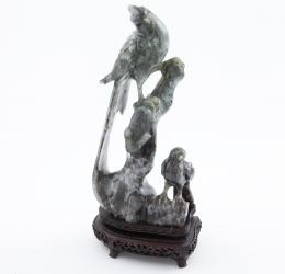FIGURA DE AVES SOBRE UNA RAMA, CHINA, S.XX.