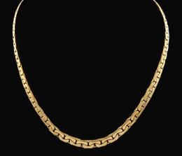 CADENA EN ORO 18 KT DE ESLABÓN PLANO