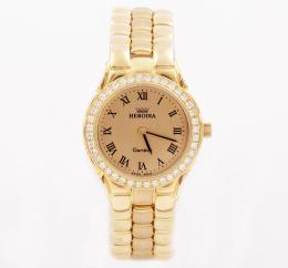 RELOJ DE SEÑORA MARCA HERODIA EN ORO 18 KT