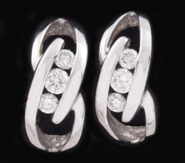 PENDIENTES EN ORO 18KT Y DIAMANTES