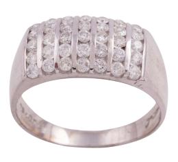 SORTIJA EN ORO 18KT Y DIAMANTES