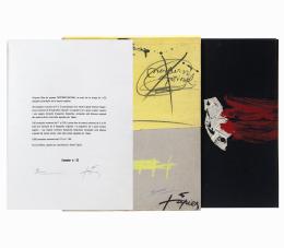 "NOCTURN MATINAL" CON LITOGRAFÍAS DE ANTONI TÀPIES. BARCELONA, 1970