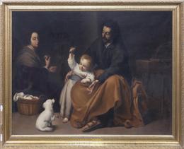 SAGRADA FAMILIA DEL PAJARITO, COPIA DEL ORIGINAL DE MURILLO
