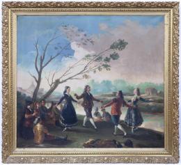 BAILE A ORILLAS DEL MANZANARES, COPIA DEL ORIGINAL DE FRANCISCO DE GOYA