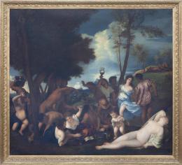 LA BACANAL DE LOS ANDRIOS, COPIA DEL ORIGINAL DE TIZIANO