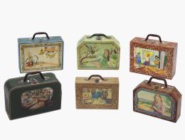 LOTE DE 6 MALETINES DE ÉPOCA 1940-1960