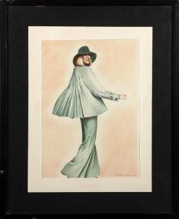 MUJER DE VERDE