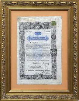 OBLIGACIÓN COMPAÑÍA AUSTRIACA. VIENA, 1895