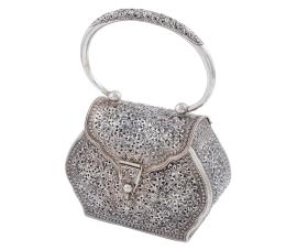 BOLSO DE MANO EN PLATA DE LEY