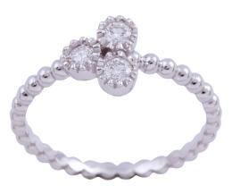 SORTIJA EN ORO 18KT Y DIAMANTES