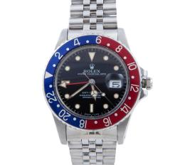 RELOJ ROLEX GMT-MASTER EN ACERO. AUTOMÁTICO