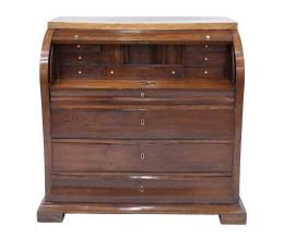 MUEBLE SECRETER ESTILO BIEDERMEIER EN MADERA DE ROBLE, FF S.XIX