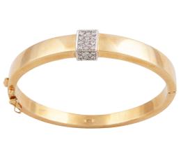 PULSERA EN ORO 18KT Y DIAMANTES