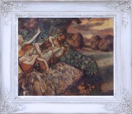 IMPRESIÓN DE LA OBRA ORIGINAL "LAS CUATRO BAILARINAS" DE EDGAR DEGAS