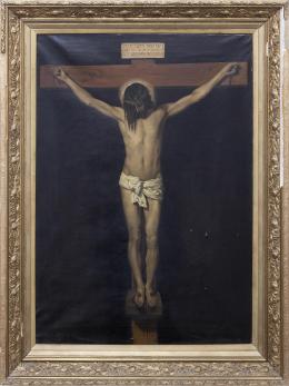 CRISTO CRUCIFICADO, COPIA DEL ORIGINAL DE DIEGO VELÁZQUEZ