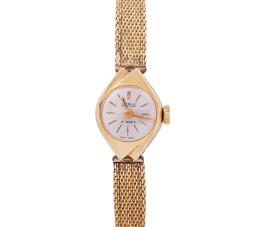 RELOJ JACMIRE 17 RUBIS DE SEÑORA EN ACERO CHAPADO EN ORO. CUERDA MANUAL