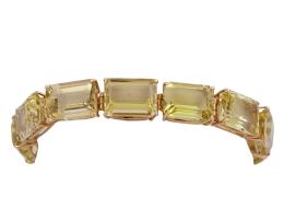 PULSERA EN ORO 14KT Y CITRINOS