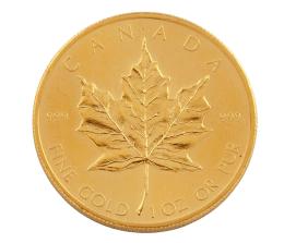 MONEDA DE ORO 24KT DE 50 DÓLARES CANADIENSES