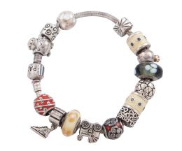 PULSERA PANDORA EN PLATA DE LEY