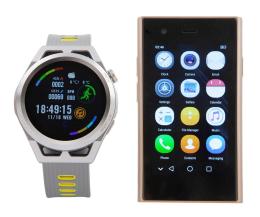 CONJUNTO DE SMARTPHONE SERVO MINI Y SMARTWATCH SK14 PLUS