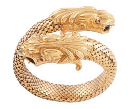 BRAZALETE EN ORO 18KT Y RUBÍES