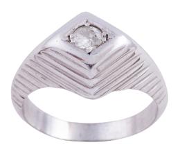 SORTIJA EN ORO 18KT Y DIAMANTE