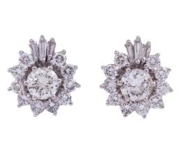 PENDIENTES EN ORO 18KT Y DIAMANTES