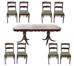 CONJUNTO DE MESA DE COMEDOR Y SILLAS