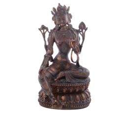 FIGURA DE BUDA EN BRONCE DORADO