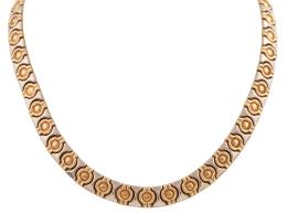 GARGANTILLA EN ORO BICOLOR 18KT
