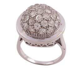 SORTIJA EN ORO 18KT Y DIAMANTES