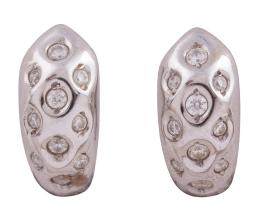 PENDIENTES EN ORO 18KT Y CIRCONITAS