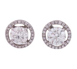 PENDIENTES EN ORO 18KT Y DIAMANTES