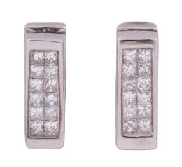 PENDIENTES EN ORO 18KT Y DIAMANTES