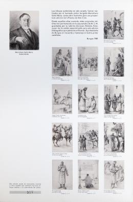 COLECCIÓN DE 14 GRABADOS DE LOS ORIGINALES INÉDITOS SOBRE EL "POEMA DEL MIO CID" (1981)