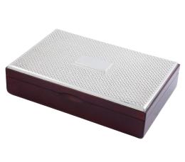 CAJA EN PLATA 925 CON CONTRASTES