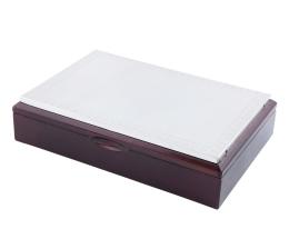 CAJA EN PLATA 925 CON CONTRASTES