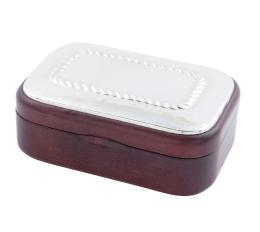 CAJA EN PLATA 925 CON CONTRASTES