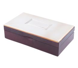 CAJA CON PLACA EN PLATA 925 CON CONTRASTES