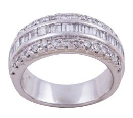 SORTIJA EN ORO 18KT Y DIAMANTES