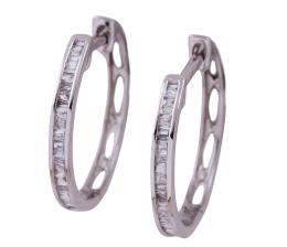 PENDIENTES EN ORO 18KT Y DIAMANTES