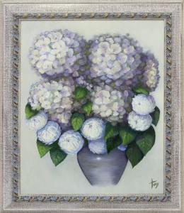 JARRÓN CON FLORES