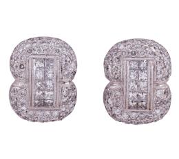 PENDIENTES EN ORO 18KT Y DIAMANTES
