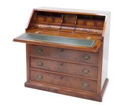 MUEBLE SECRETER EN MADERA DE RAÍZ DE NOGAL