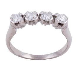 SORTIJA EN ORO 18KT Y DIAMANTES