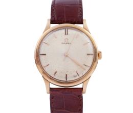 RELOJ OMEGA CON CAJA EN ORO 18KT. CUERDA MANUAL