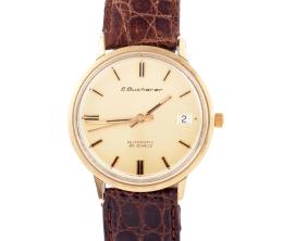 RELOJ DE CABALLERO E. BUCHERER EN ORO 14KT. AUTOMÁTICO