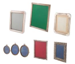 OCHO MARCOS EN PLATA DE LEY